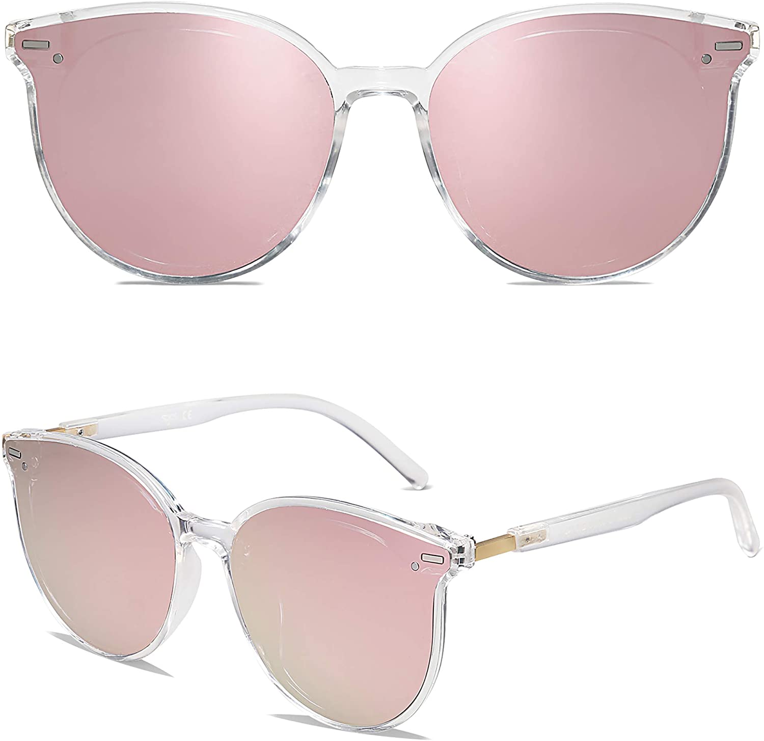 SOJOS Classic Round Sunglasses for Women Men